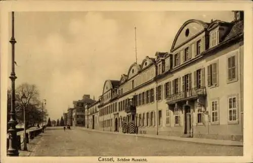 Ak Kassel in Hessen, Schöne Aussicht, Straßenpartie, Hausfassaden