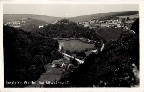Ak Altweilnau Weilrod im Taunus, Partie im Weiltal, Landschaft, Gebäude, Natur