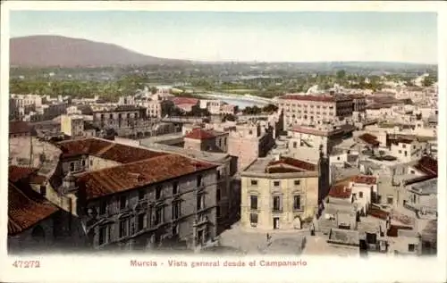 Ak Murcia Stadt Spanien, Vista general desde el Campanerio