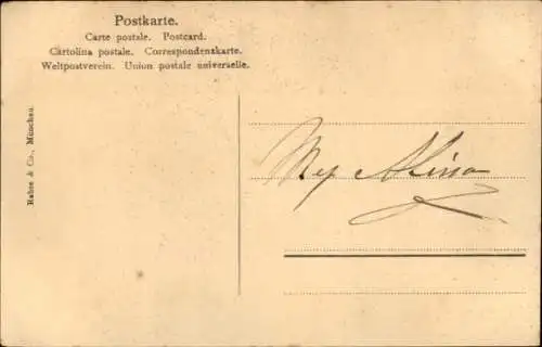 Ak München, Pension Aneka, Barerstraße 38