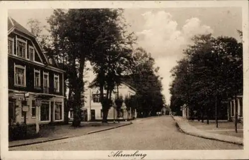 Ak Ahrensburg in Holstein, Straßenansicht