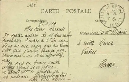 CPA Saint Jean de Braye Loiret, Route de Gien, La Haute Croix