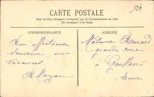 CPA Vitry-aux-Loges Loiret, Avenue de la Gare