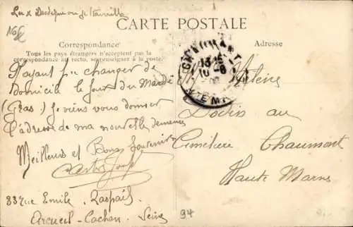 CPA Arcueil Cachan Val de Marne, Rue Émile Raspail