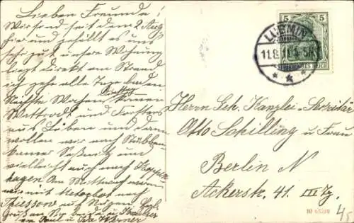 Ak Ostseebad Lubmin Vorpommern, Strand, Bauten, Menschen, Ostsee, Urlaub