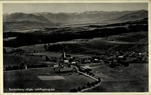Ak Buchenberg im Oberallgäu, Fliegeraufnahme