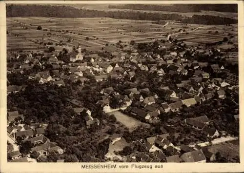 Ak Meißenheim am Rhein Baden, Fliegeraufnahme