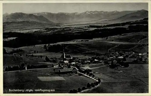 Ak Buchenberg im Oberallgäu, Fliegeraufnahme