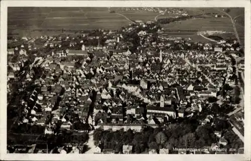 Ak Memmingen in Schwaben, Fliegeraufnahme