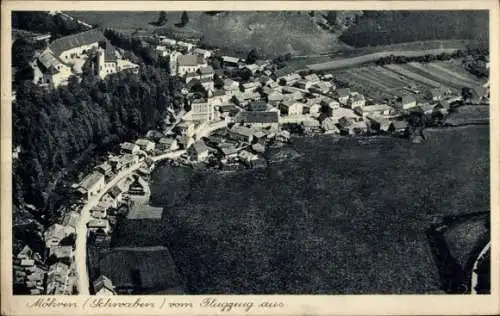 Ak Möhren Treuchtlingen im Altmühltal Mittelfranken, Fliegeraufnahme