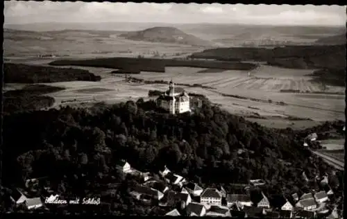 Ak Baldern Bopfingen im Ostalbkreis, Fliegeraufnahme, Schloss