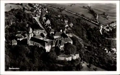 Ak Bartenstein Schrozberg in Württemberg, Fliegeraufnahme
