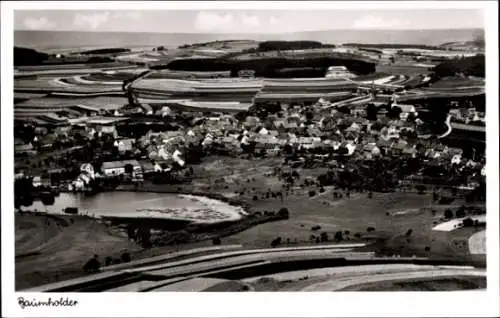 Ak Baumholder im Westrich, Fliegeraufnahme