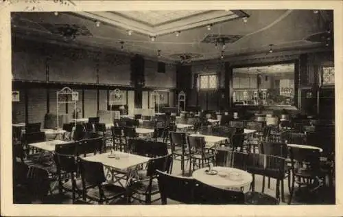 Ak Rüstringen Wilhelmshaven in Niedersachsen, Café Monopol, Inneres