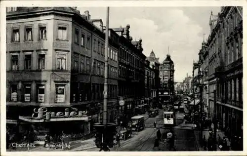 Ak Chemnitz in Sachsen, Königstraße