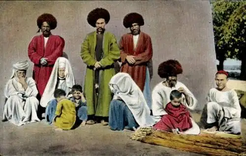 Ak Die Turkmenen, ein asiatischer Volksstamm Russlands