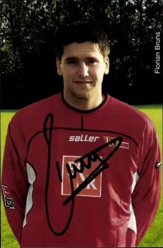 Autogrammkarte Forian Bruns, 1. FC Union, BSR, saller, Autogramm