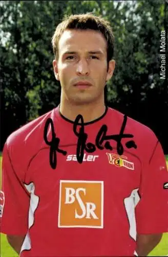 Autogrammkarte Michael Molata, 1. FC Union, BSR, saller, Autogramm