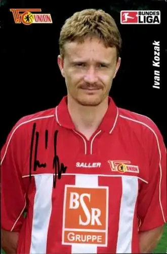 Autogrammkarte Ivan Kozak, 1. FC Union, BSR, saller, Autogramm