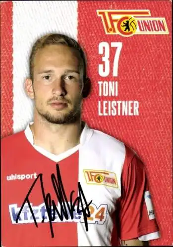 Autogrammkarte Christian Streit, 1. FC Union, kfzteile24, Uhlsport, Autogramm