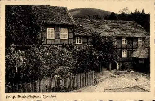Ak Drübeck Ilsenburg im Harz, Fachwerkhaus