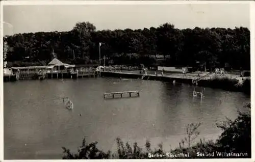 Ak Berlin Pankow Rosenthal, Seebad Wilhelmsruh