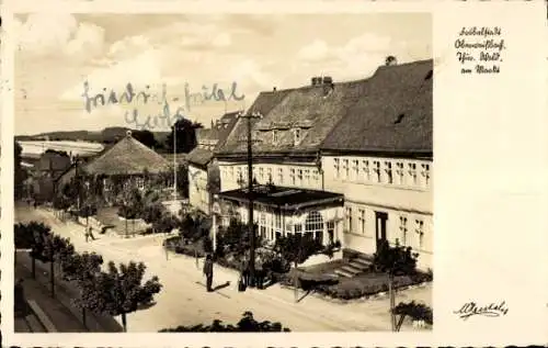 Ak Kranichfeld in Thüringen, Georg-Straße, Hotel Meininger Hof