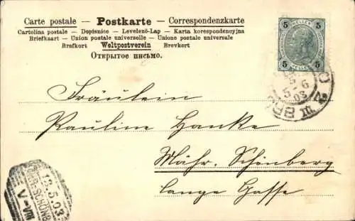 Ak Frau in weißem Kleid, Standporträt, Hut