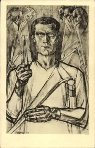 Künstler Ak Toorop, Jan, De Opstandige