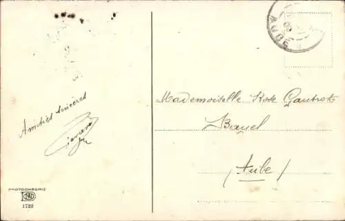 Photochromie Nenke und Ostermaier, Apfelbaum, Dorfpartie