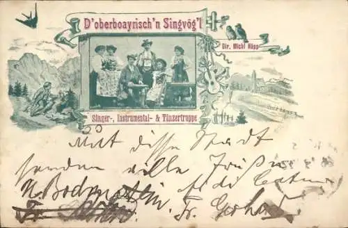 Ak D'oberboayrisch'n Singvögl, Sänger, Instrumental- und Tänzertruppe