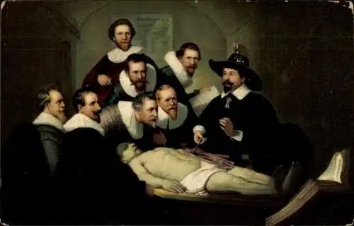 Künstler Ak Rembrandt, Anatomie