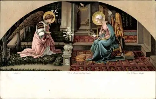 Künstler Ak Lippi, Filippo, Annunciation