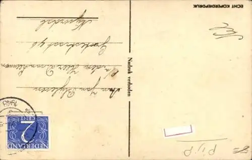 Ak Kind mit Tabakpfeife und Weinglas