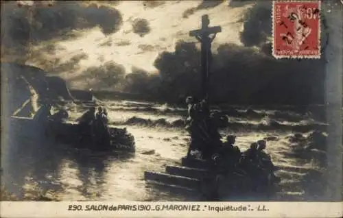 Künstler Ak Maroniez, G., Inquiétude