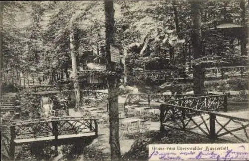 Ak Eberswalde in der Mark, Eberswalder Wasserfall