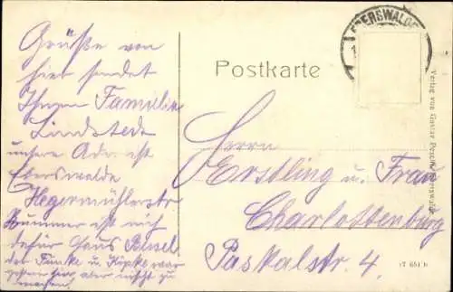 Ak Eberswalde in der Mark, Eberswalder Wasserfall