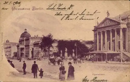 Ak Berlin Mitte, Opernhaus