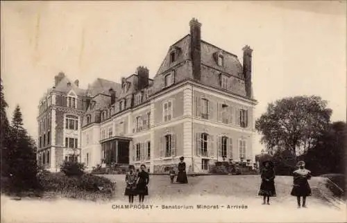 Ak Champrosay Essonne, Das Sanatorium von Dr. Minoret in Champrosay