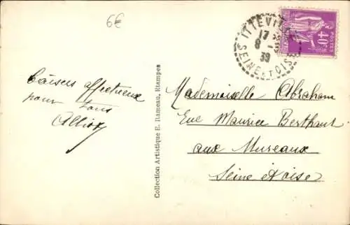 Ak Itteville Essonne, ITTENVILLE (S.-et-O) - Vue générale