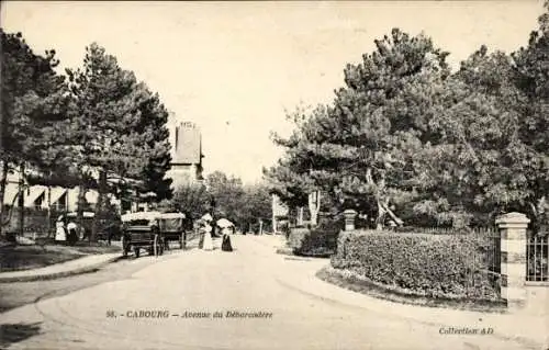 CPA Cabourg Calvados, Avenue du Débarcadère
