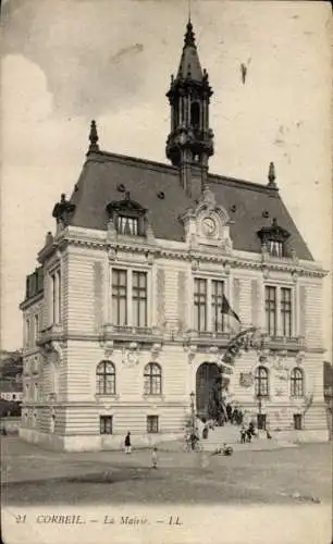 Ak Corbeil Essonne,  Rathaus