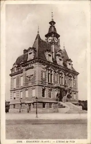 Ak Essonnes Essonne,  Rathaus