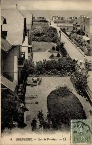CPA Bernières sur Mer Calvados, Rue de Bernières