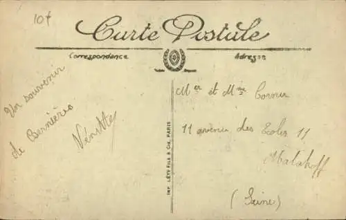 CPA Bernières sur Mer Calvados, Rue de Bernières