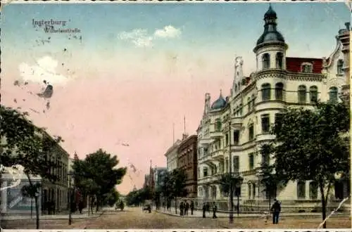 Ak Tschernjachowsk Insterburg Ostpreußen, Wilhelmstraße