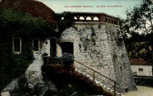 Ak Kalkberge Rüdersdorf in der Mark, alter Kalkofen