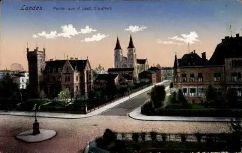 Ak Landau in der Pfalz, Kirche