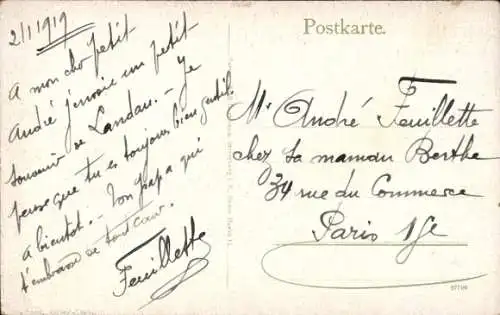 Ak Landau in der Pfalz, Kirche