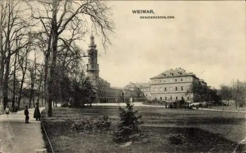 Ak Weimar in Thüringen, Residenzschloss